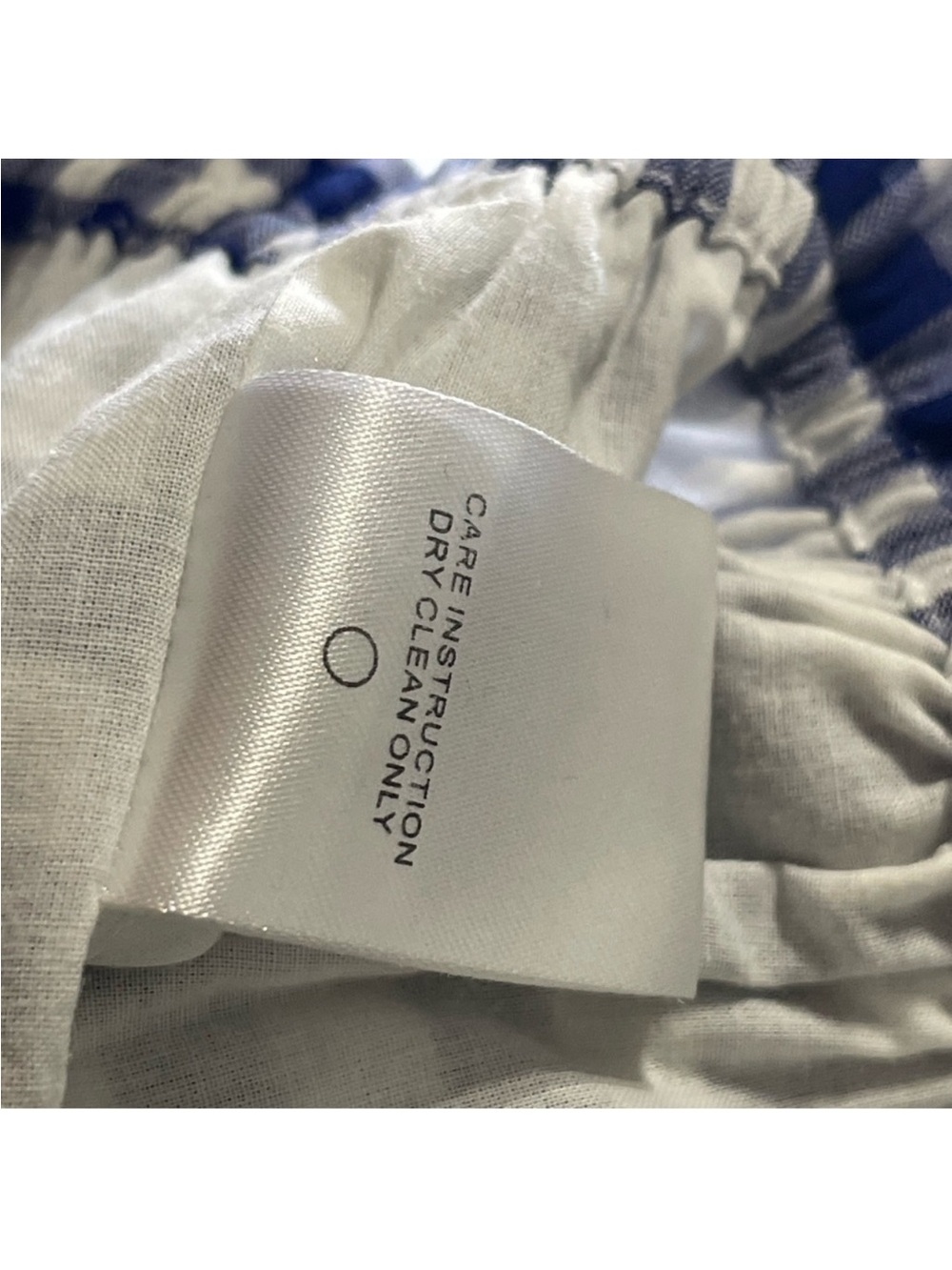 L'Academie
L'Academie Blue & White
Gingham
Off-the-Shoulder Crop Top Size Small - Picture 5 of 10